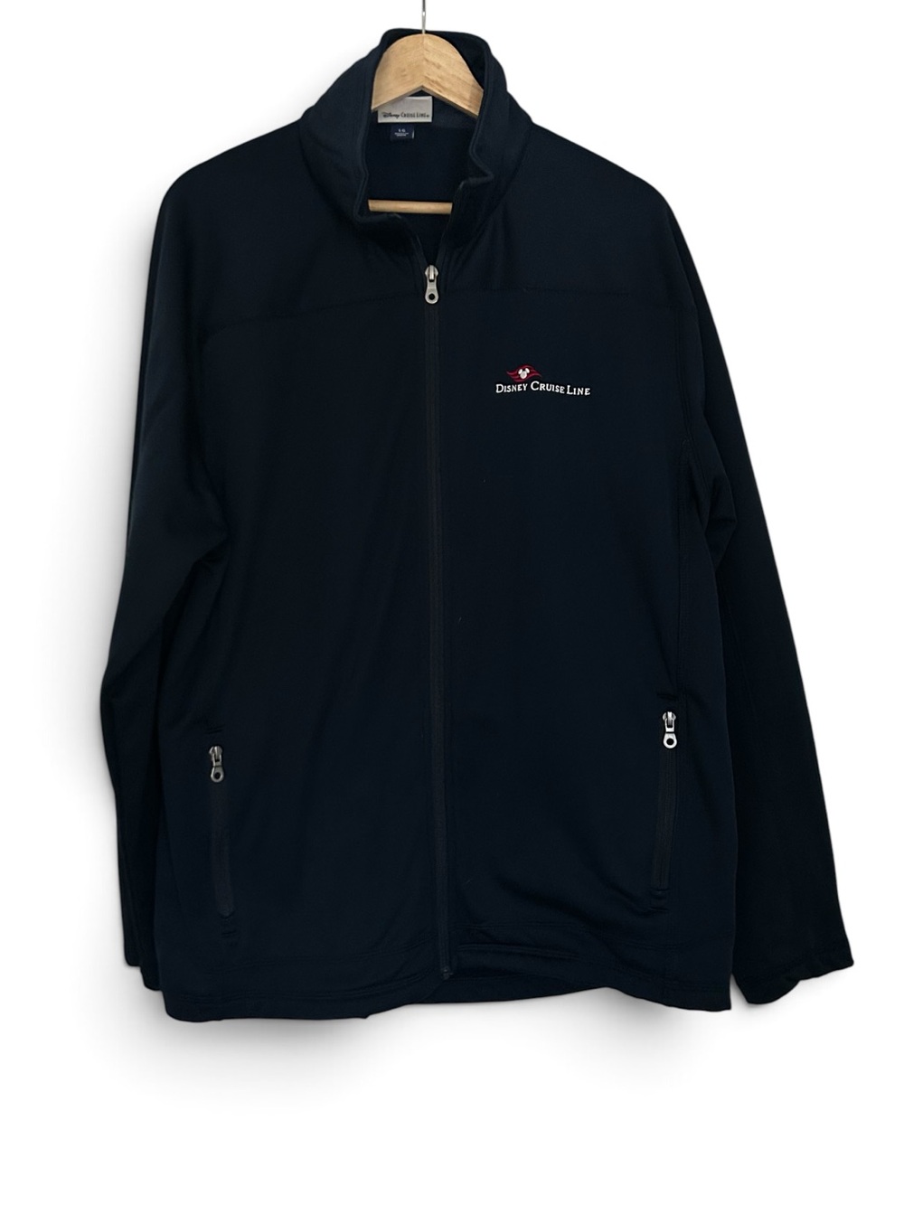 Disney Cruise Line full-zip softshell jacket in Dark Navy Blue Men’s Size Large